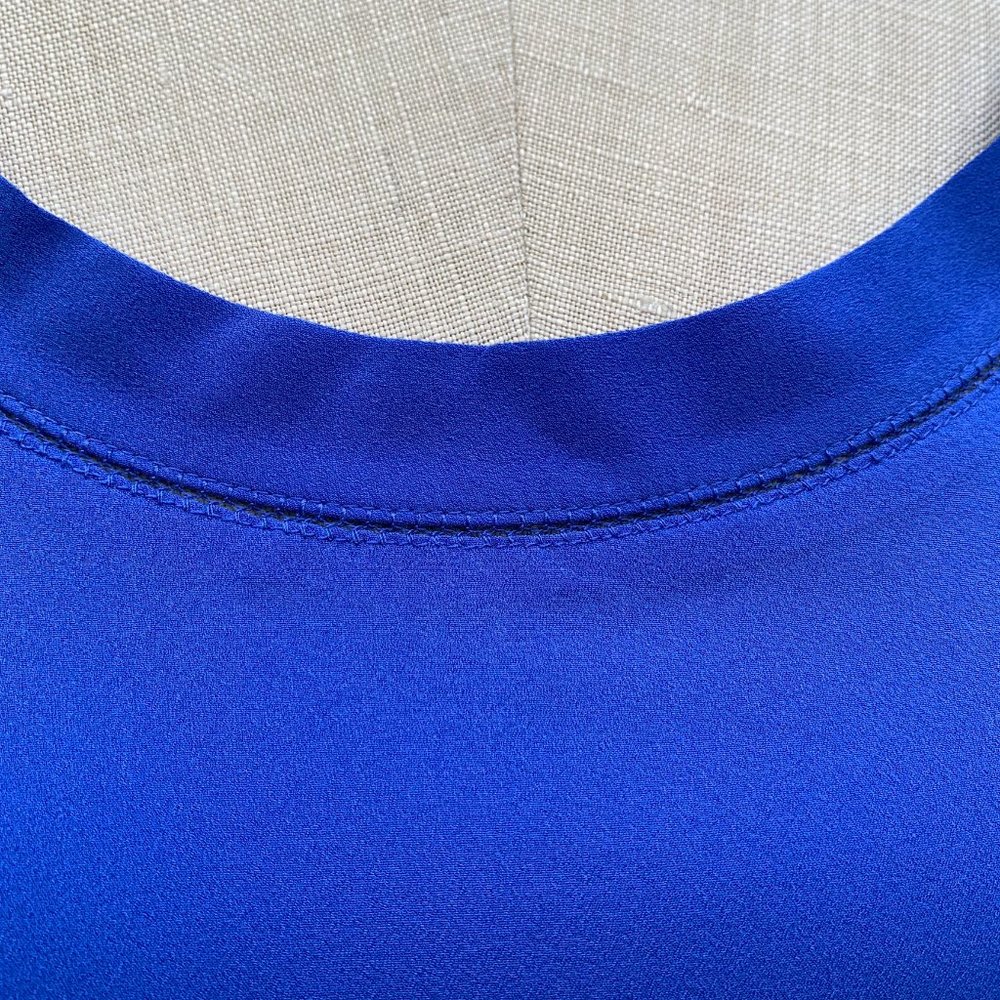 Cobalt Blue Low-neck Camisole, No Labels